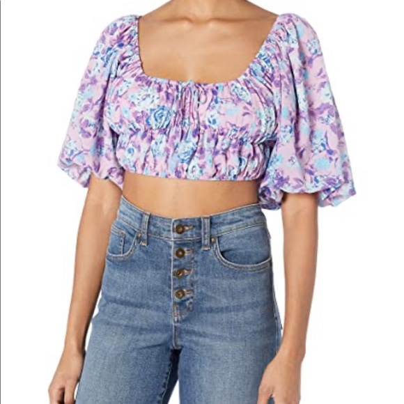 NWT For Love and Lemons Belize crop top - Picture 6 of 7